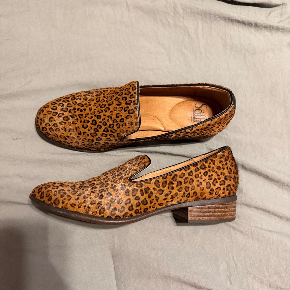 Sofft Leopard Patterned Loafers